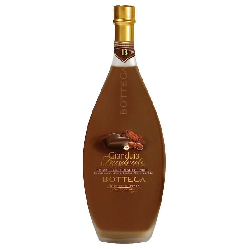 Bottega Gianduia Fondente - Dark Chocolate Cream Liqueur - 500ml