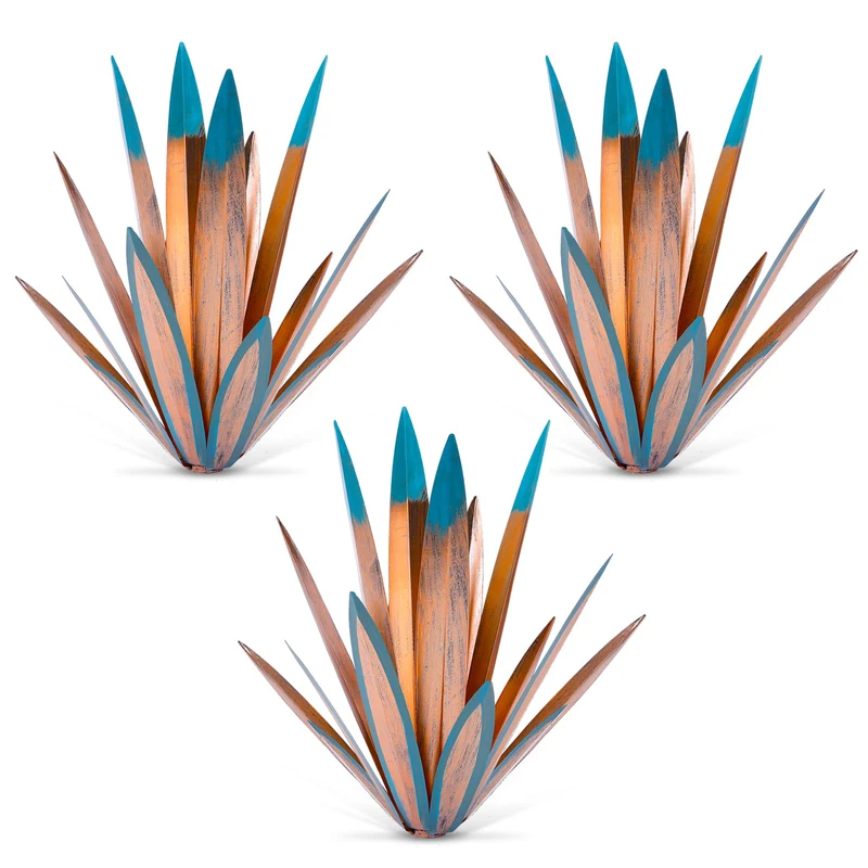 Homight Metal Country Tequila Sculpture - DIY Tequila Plant Garden Ornament - Patio & Lawn Stake Decoration Gift - Large & Small Sizes - Image 1