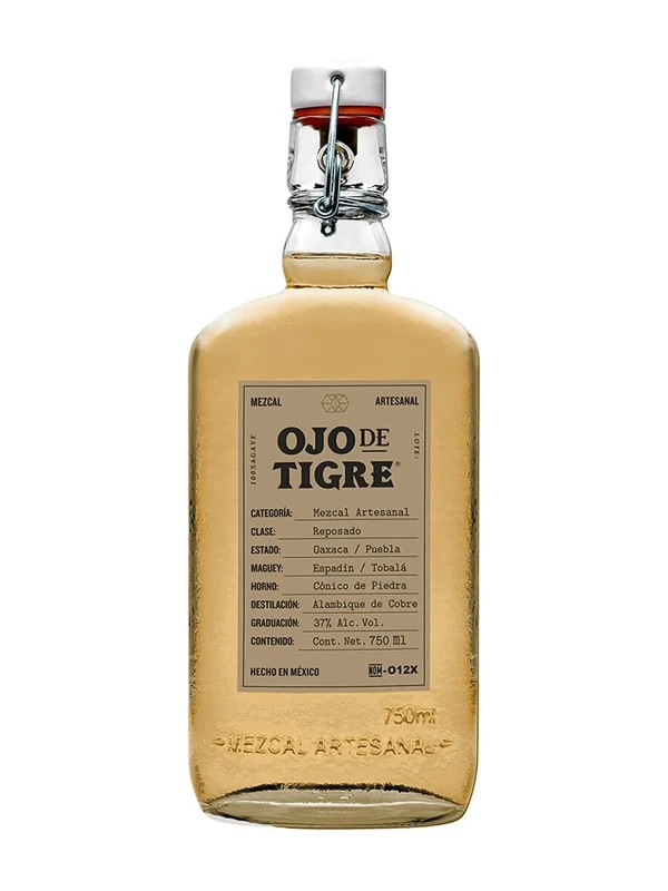 Ojo de Tigre Artisan Mezcal Rested 100% Agave 37% Vol. 0,7l