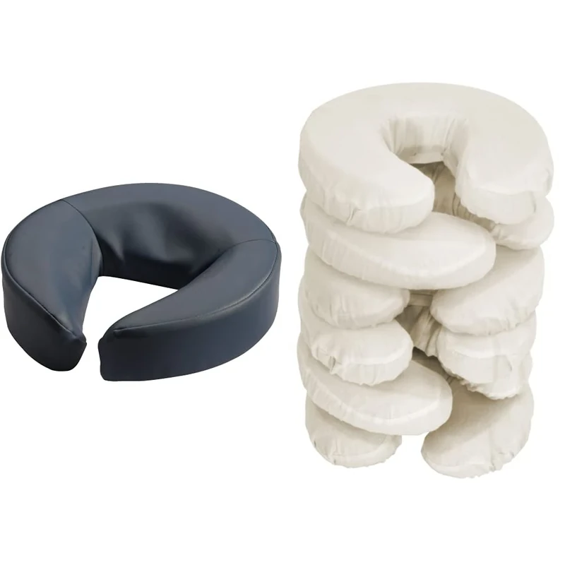 Master Massage Face Down Face Cushion Face Pillow Headrest Pillow Massage Table Cushion, Agate Blue & Face Machine 100 Percent Washable Pillow Covers, Pack of 6