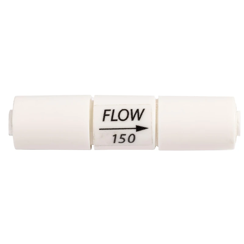 150ml Fixed/Reject Flow restrictor. Pressure Increases in the Osmosis System. Produces Water Faster and reducing Water Rejection. Compatible with 50, 75 and 100 GPD membranes. Bbagua. - Image 1