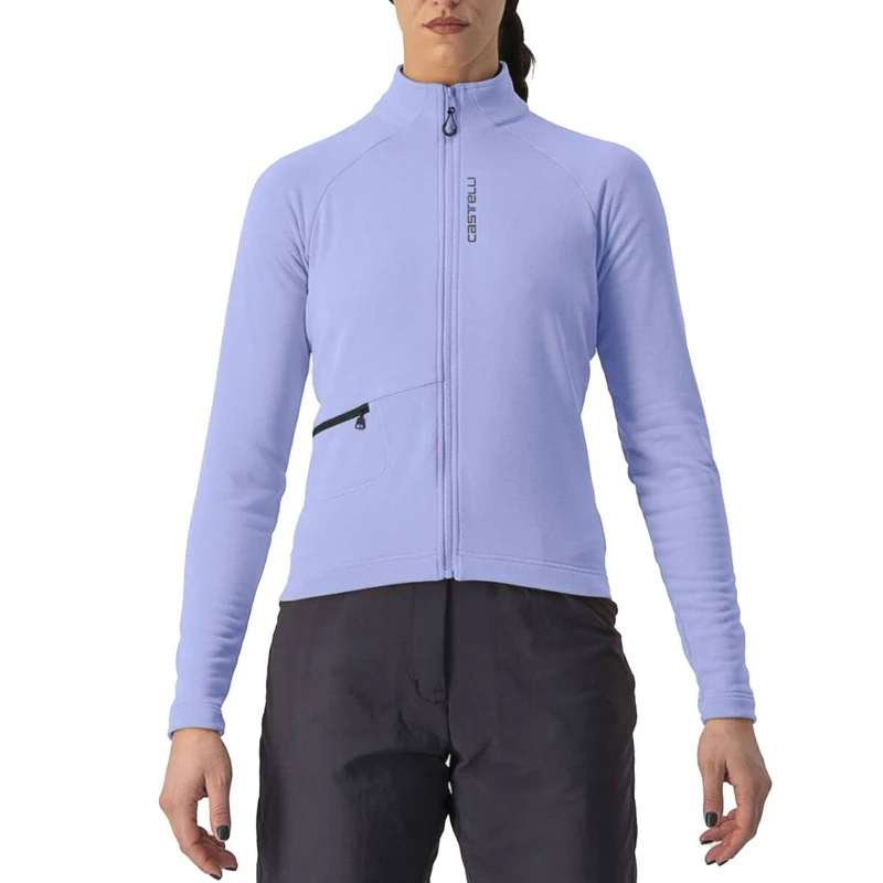 CASTELLI 4522539-534 UNLTD Trail W JRS Women's Sweatshirt Violet Mist/Dark Gray S