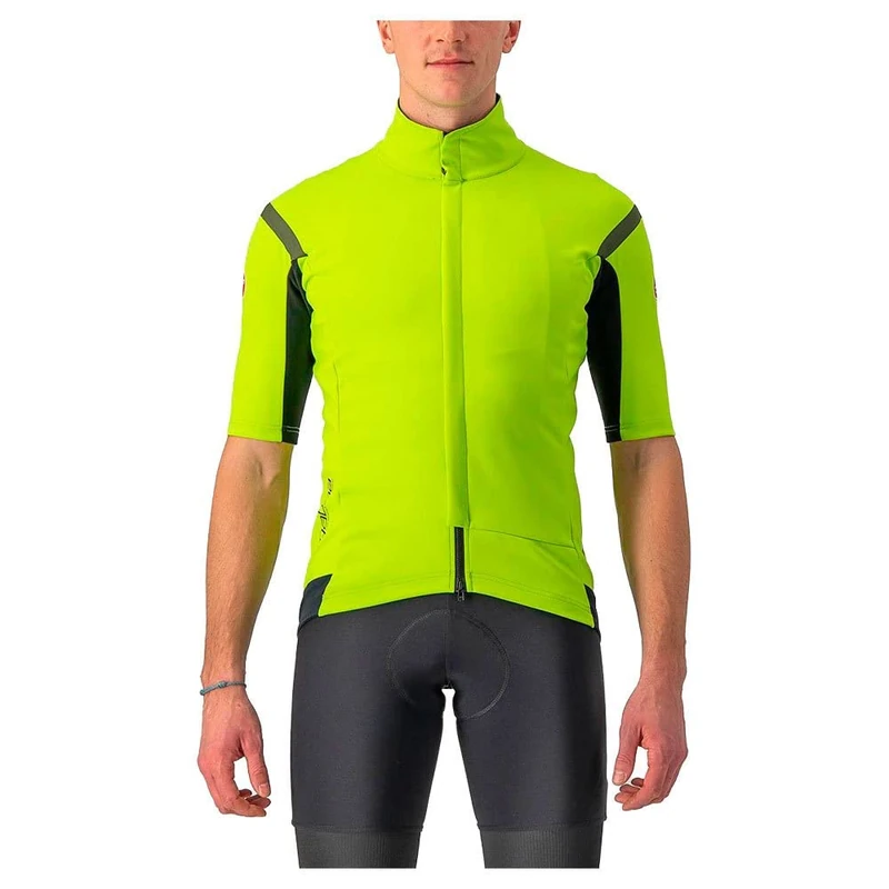 CASTELLI 4522512-383 GABBA RoS 2 Jacket Men's ELECTRIC LIME/DARK GRAY Size XXL