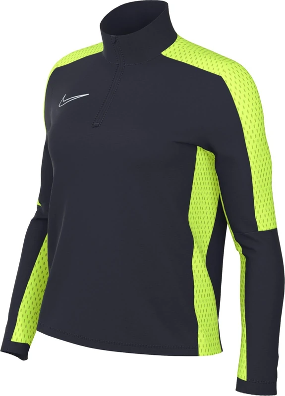 NIKE DR1354-452 W NK DF ACD23 DRIL TOP Jacket Women's OBSIDIAN/VOLT/WHITE Size XS