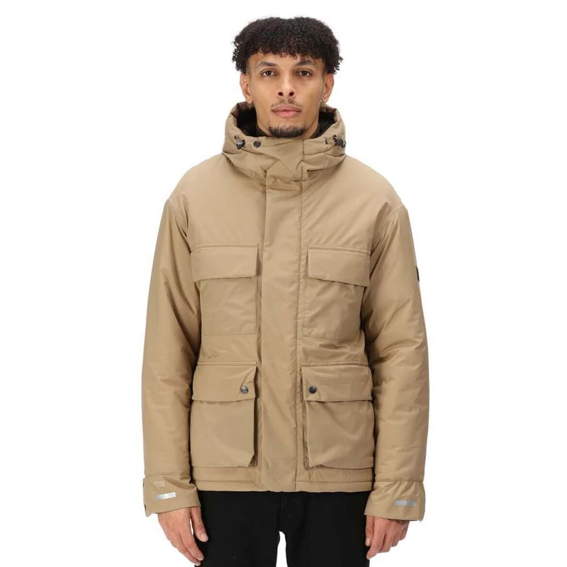 Regatta Mens Raylan Waterproof Jacket (S) (Gold Sand)