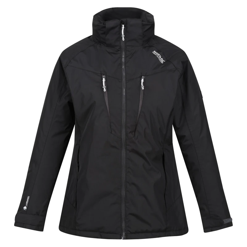 Regatta Womens/Ladies Calderdale Winter Waterproof Jacket (18 UK) (Black)
