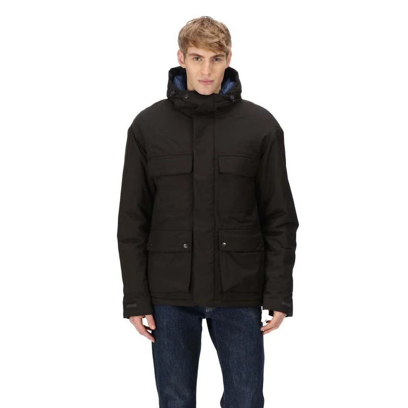 Regatta Mens Raylan Waterproof Jacket (M) (Black)
