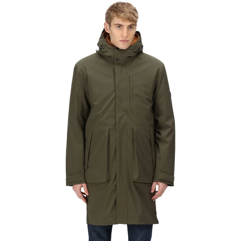 Regatta Mens Alessandro 3 in 1 Parka (M) (Dark Khaki)