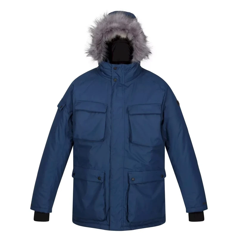 Regatta Mens Aziel Waterproof Parka (XXL) (Dark Denim)