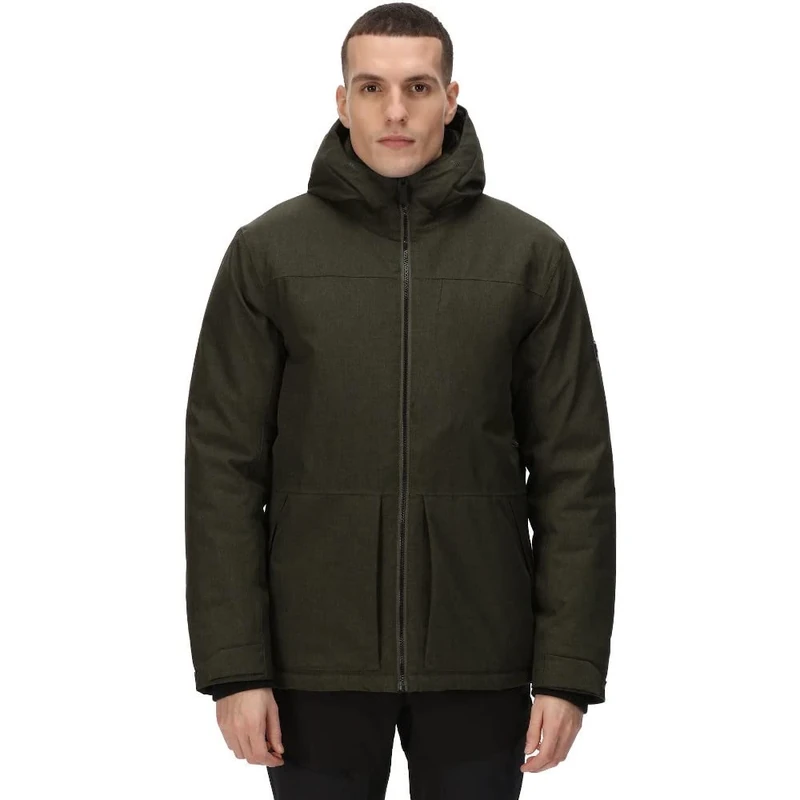Regatta Mens Volter Shield IV Heated Waterproof Jacket (XL) (Dark Khaki)