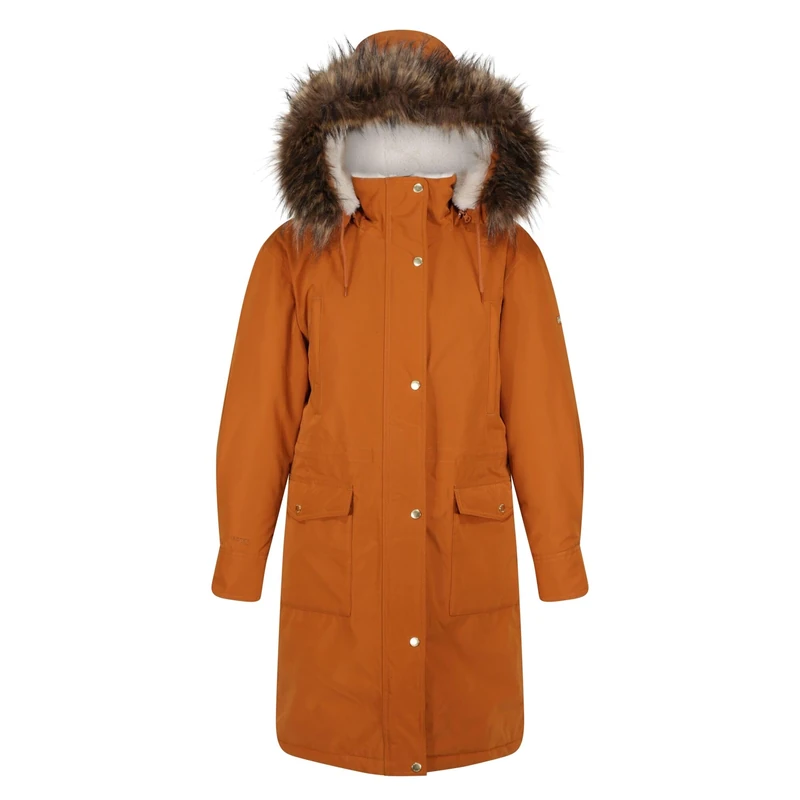 Regatta Shiloh Women's Waterproof Insulated Jacket, Copper Almond, 8 UK