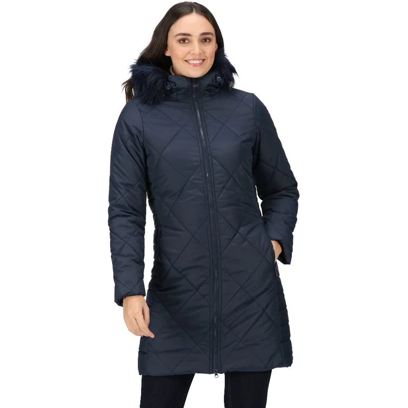 Regatta Women's Fritha Ii Baffled Quilted Jackets, Navy, 20 UK
