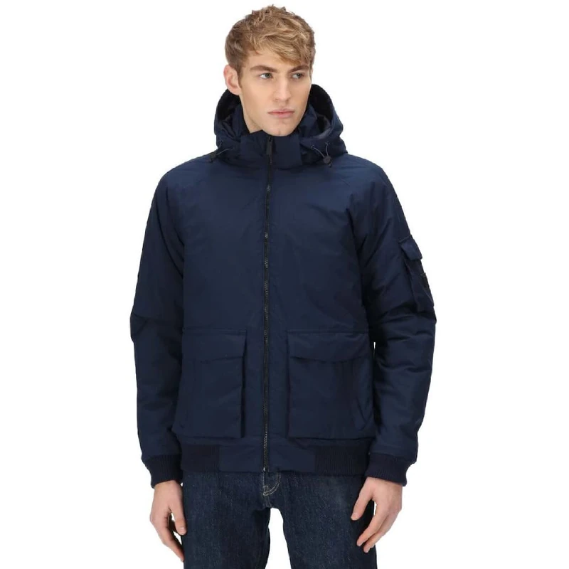 Regatta Men's Fazian Jackets Waterproof Insulated, Navy, XL UK