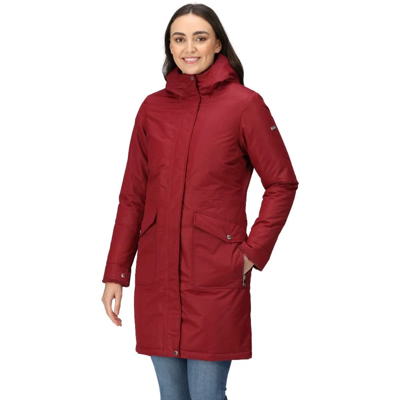 Regatta Womens/Ladies Romine Waterproof Parka (8 UK) (Cabernet)