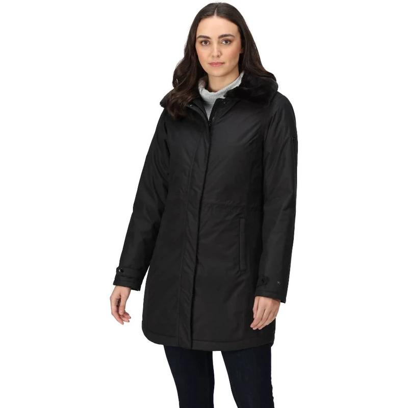 Regatta Womens/Ladies Renata Parka (12 UK) (Black)