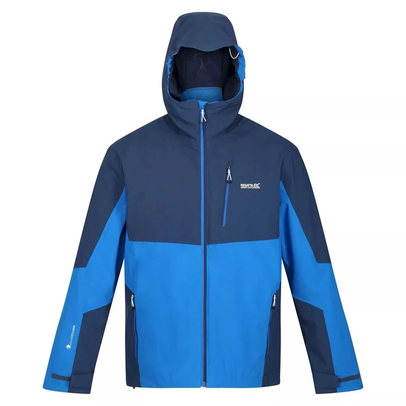 Regatta Mens Wentwood VII 3 in 1 Waterproof Jacket (L) (Admiral Blue/Sky Diver Blue)