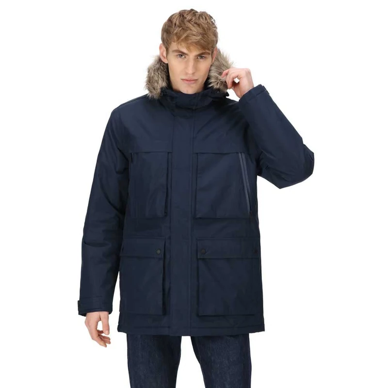 Regatta Men's Volter Parka Jacket, navy, S