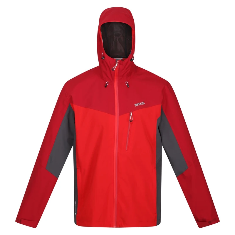Regatta Birchdale Waterproof Jacket Mens - Outdoor Rain Jacket men - lightweight , waterpoof & windbreaker raincoat - hooded Shell - walking , hiking & activity Waterproof Jacket