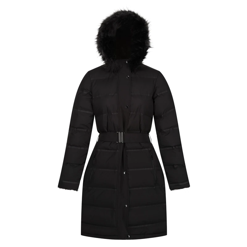 Regatta Womens/Ladies Daleyza Thermal Parka (16 UK) (Black)