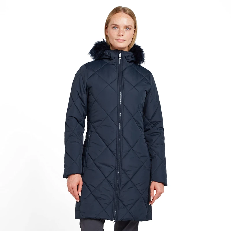 Regatta Womens/Ladies Fritha II Insulated Parka (18 UK) (Navy) - Image 1
