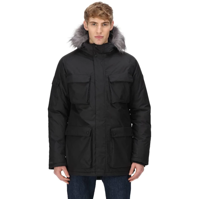 Regatta Men's Aziel Jackets Waterproof Insulated, Black, XL UK