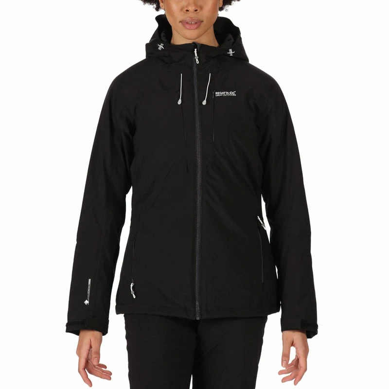 Regatta Womens Highton Stretch Waterproof Jacket - Black - 10
