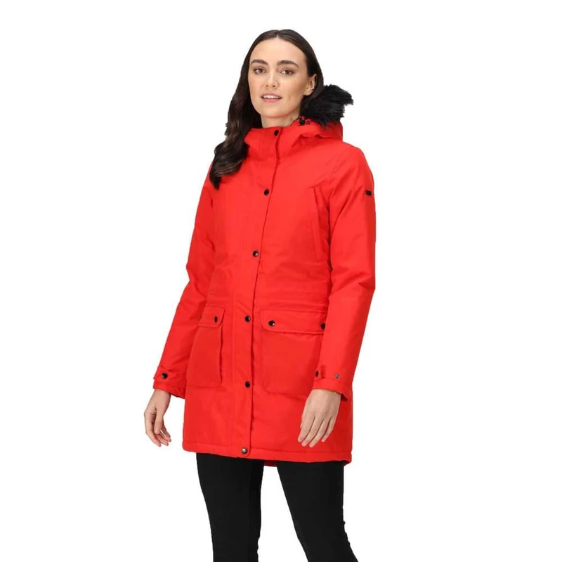 Regatta Womens/Ladies Voltera Heated Waterproof Jacket (20 UK) (Code Red)