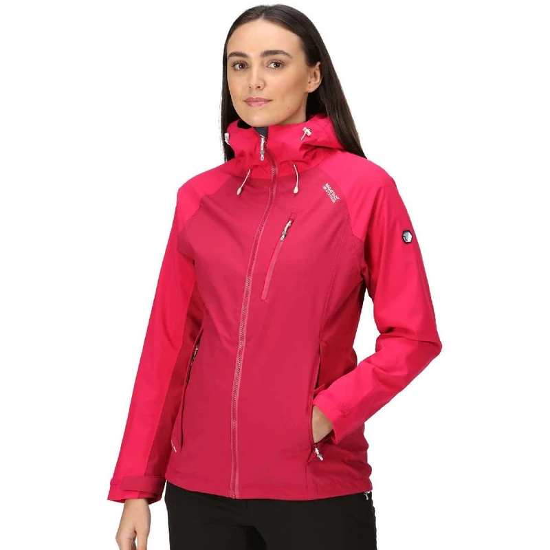 Regatta Women's Birchdale Jackets Waterproof Shell, Berry/PkPotn, 8 UK