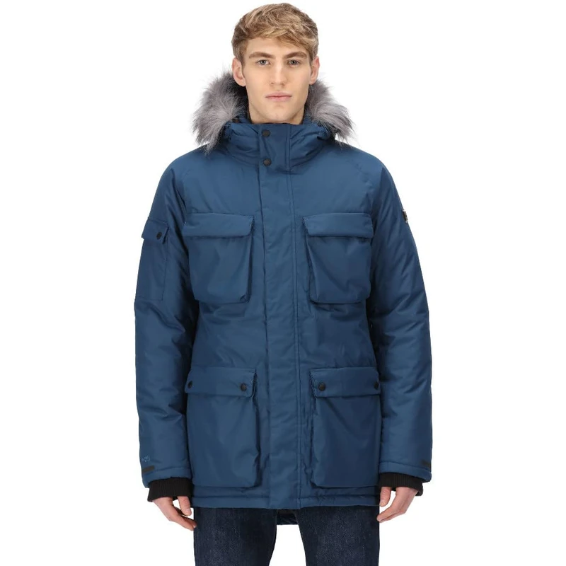 Regatta Men's Aziel Insulated Waterproof Jackets, Dark Denim, XXXL