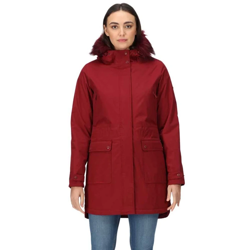 Regatta Women's Sabinka Jackets Waterproof Insulated, Cabernet, 20 UK