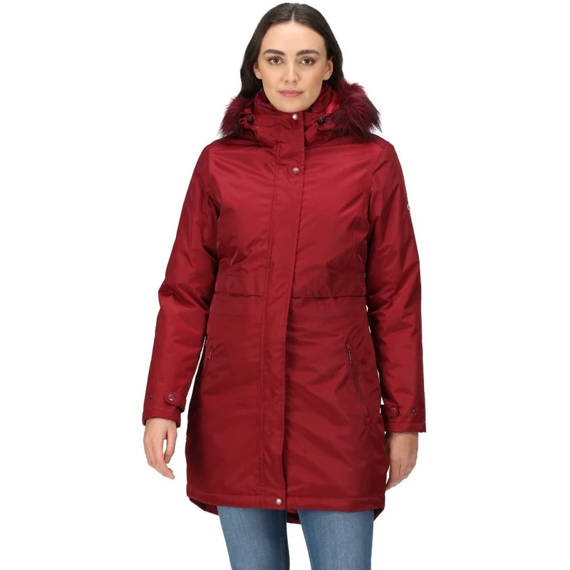 Regatta Womens Lyanna Waterproof Jacket Cabernet 8