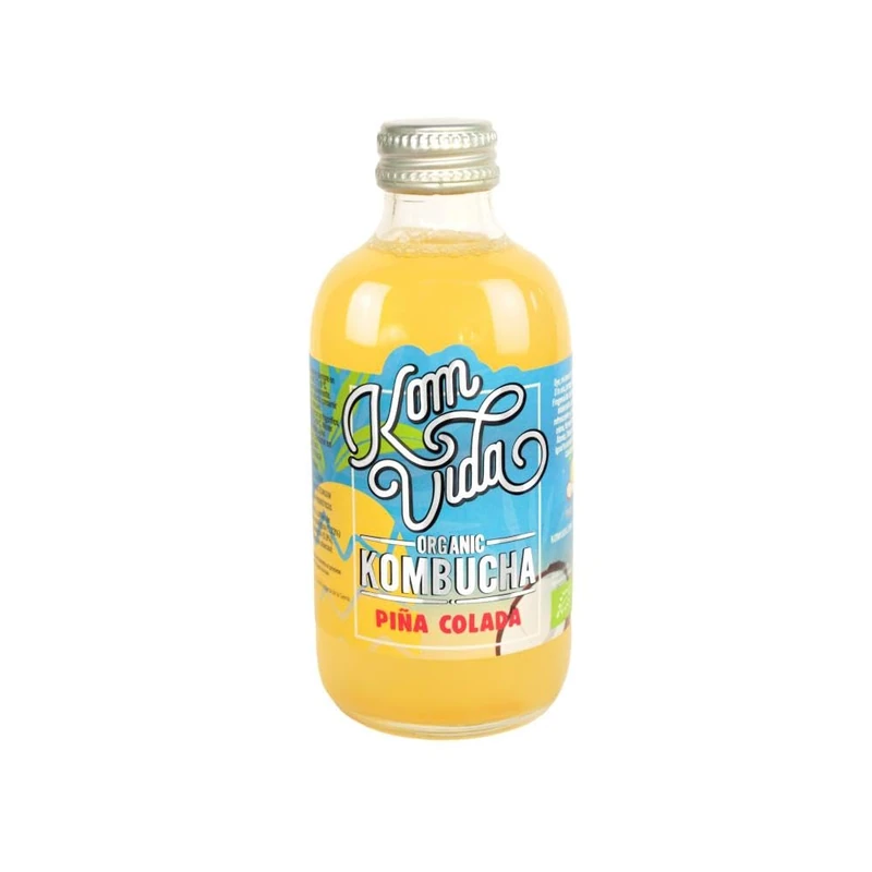 Kombucha Piña Colada Bio 12x250ml Komvida - Image 1
