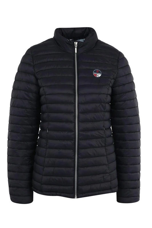 Bermudes Women's Billa Long-Sleeved Down Jacket, Navy Blue, UK 14