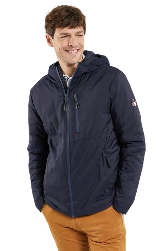 Bermudes Men's Harrow Jacket Waterproof Coat, Navy Blue, XXXL