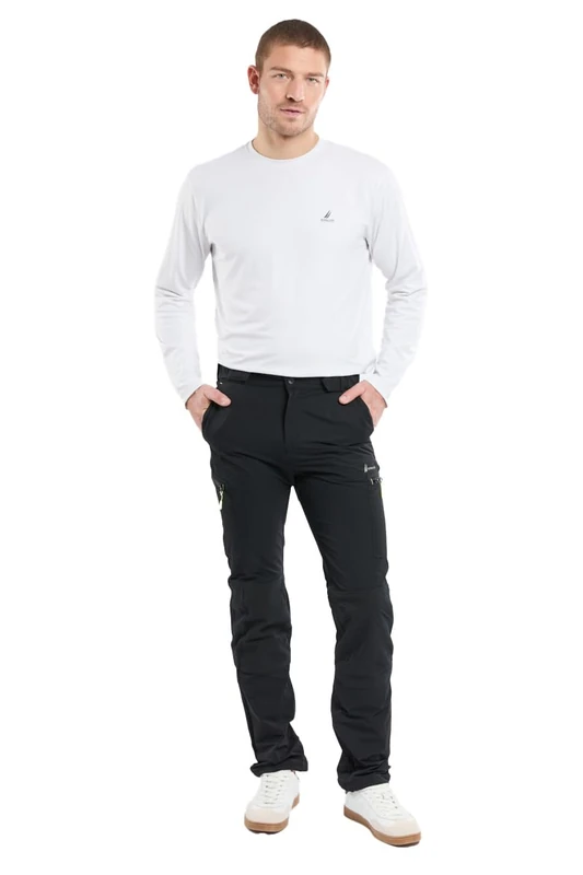 Bermudes Men's Dropp Dress Pants, Black, 36 - Image 1