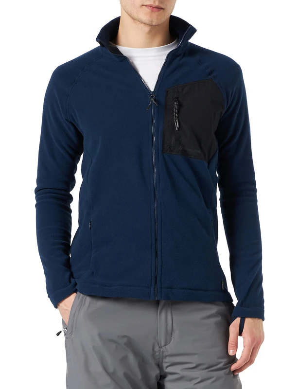 Bermudes Men's Penhors microplear Jacket, Navy Blue, XXXL