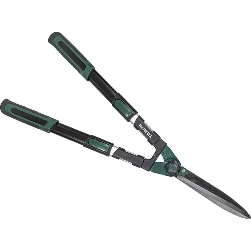 Faithfull FAICOUHS10T Countryman Hedge Shear 3 Postion Telescopic Aluminium Handles - 250mm (10in) Blade