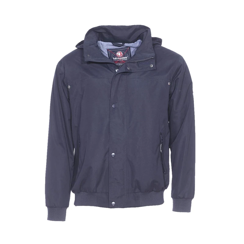 Bermudes Men's Helium Jacket Waterproof Coat, Navy Blue, XXXXL