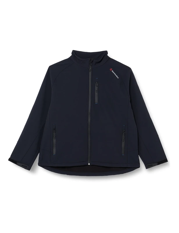 Bermudes Men's Sealand Softshell Jacket, Navy/Black, XXXXL