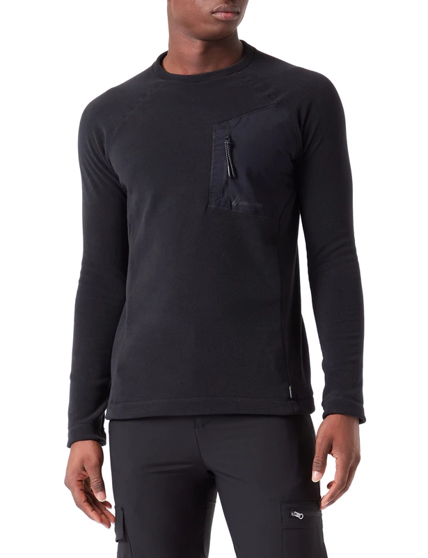 Bermudes Men's Plelot Slip on Fleece, Black, XXXL