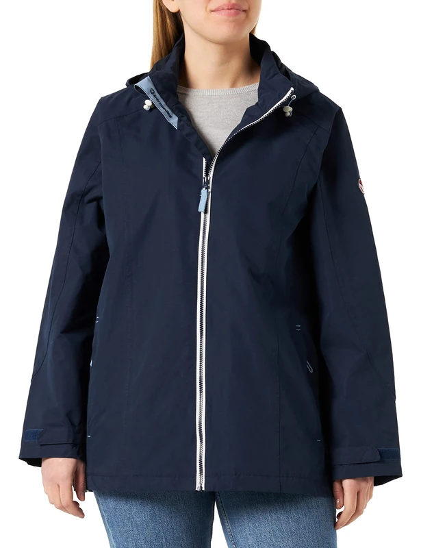 Bermudes Women's Backslide Waterproof Jacket, Marine, UK 8