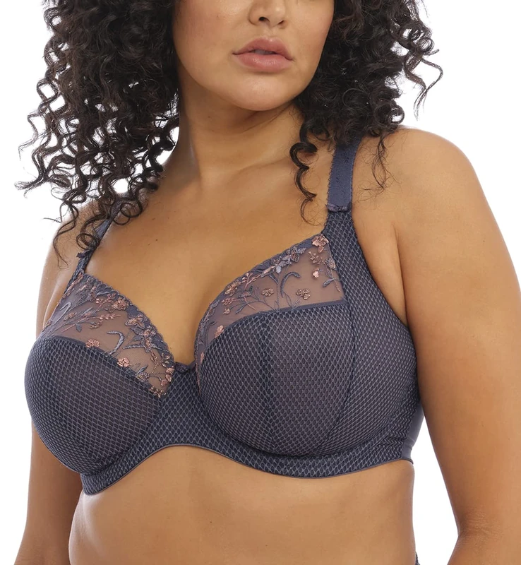 Elomi Charley Underwired Plunge Bra (36DD, Storm)