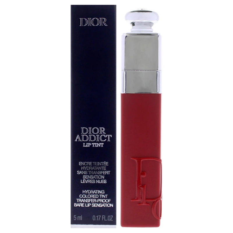 Dior 91540 Addict Lip Tint Hair Color De Lips 771 Berry 5ml for Adults, Ideal for Healthy-Looking Hair Care and Styling, 5ml - Image 1
