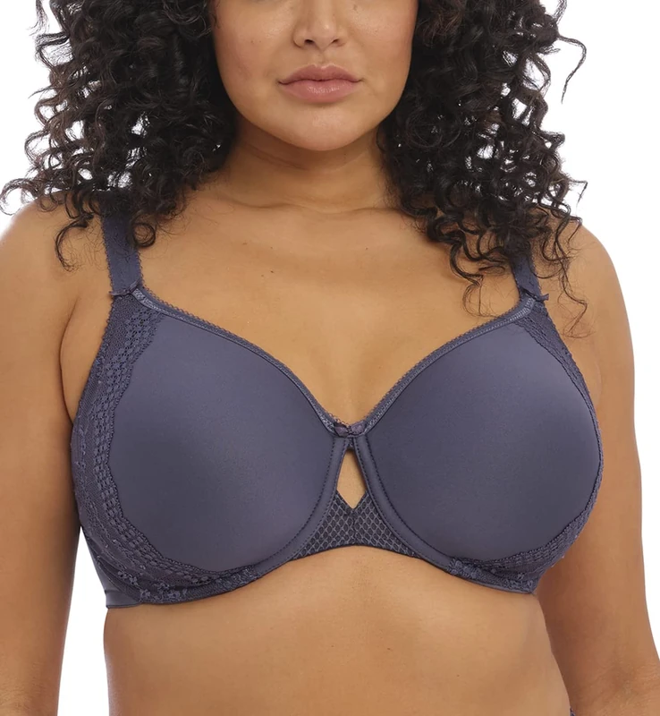 Elomi Women's El4383 T-Shirt Bra, Opaque, Storm, 40GG US
