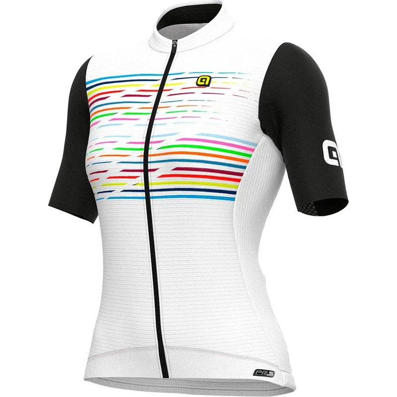 Alé Cycling Women's PRS Logo Short Sleeve Jersey, White, M
