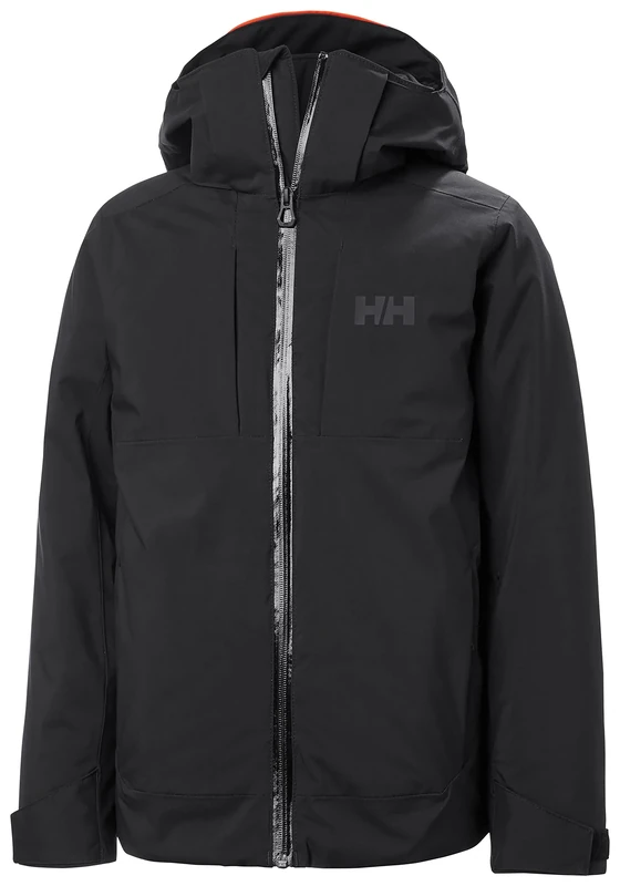 Helly Hansen Junior Unisex Jr Alpha Jacket, Black, 10
