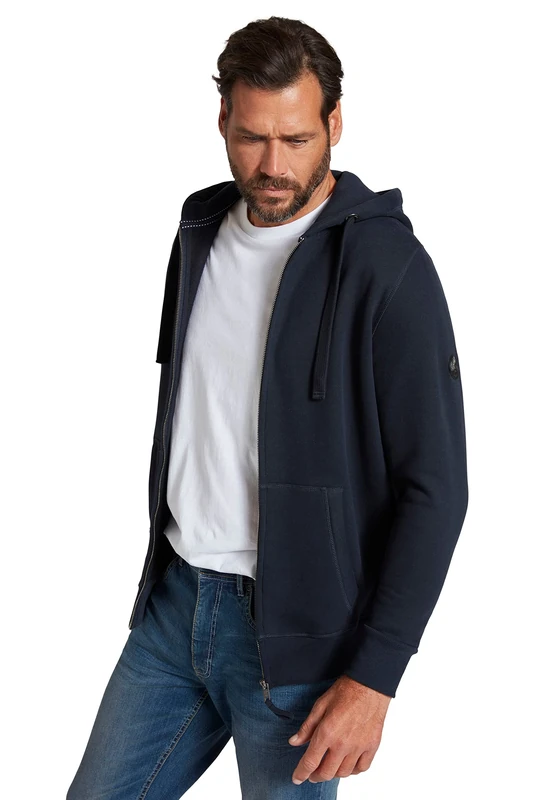 JP 1880 804164 Hoodie Jacket Up to 8 XL, Dark Ultramarine, 5XL