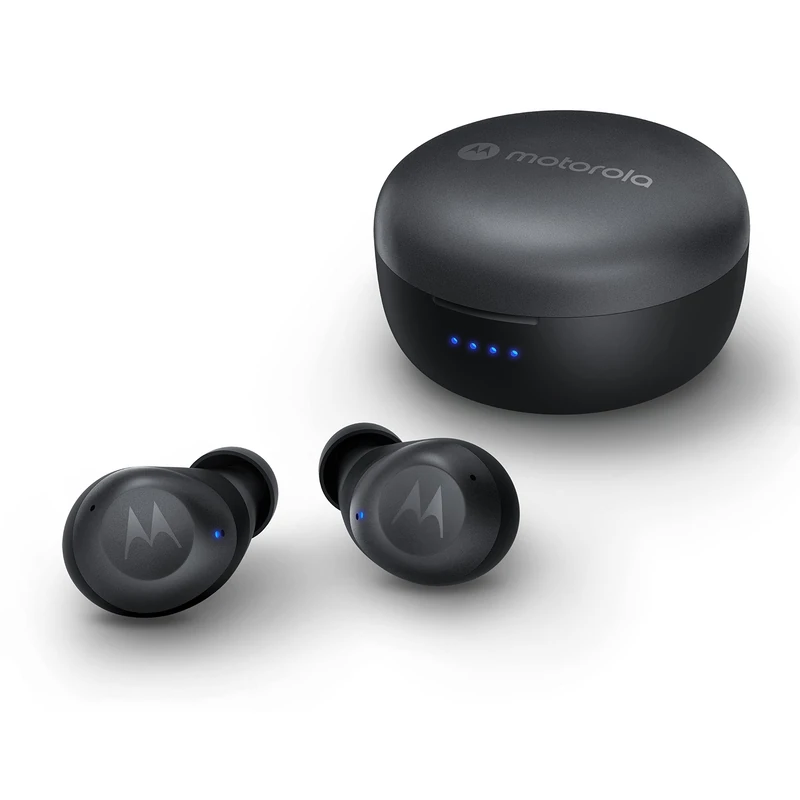Motorola Sound Moto Buds 270 ANC - Wireless In-Ear Headphones - Bluetooth - 18 Hours - Active Noise Cancellation - Water and Sweatproof - Black