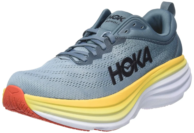 HOKA ONE ONE 1123202-GBMS Bondi 8 Running Shoes Male Goblin Blue/Mountain Spring 11 - Image 1
