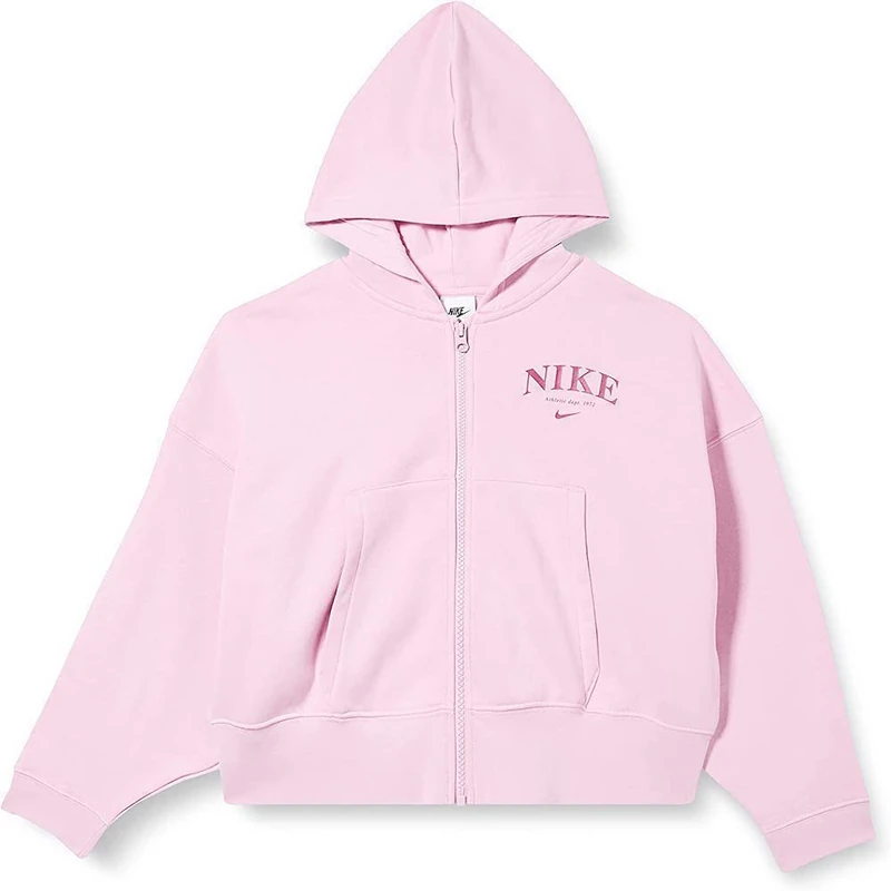 NIKE Unisex Kids Trend Jacket, Lt Arctic Pink, 12 Years UK